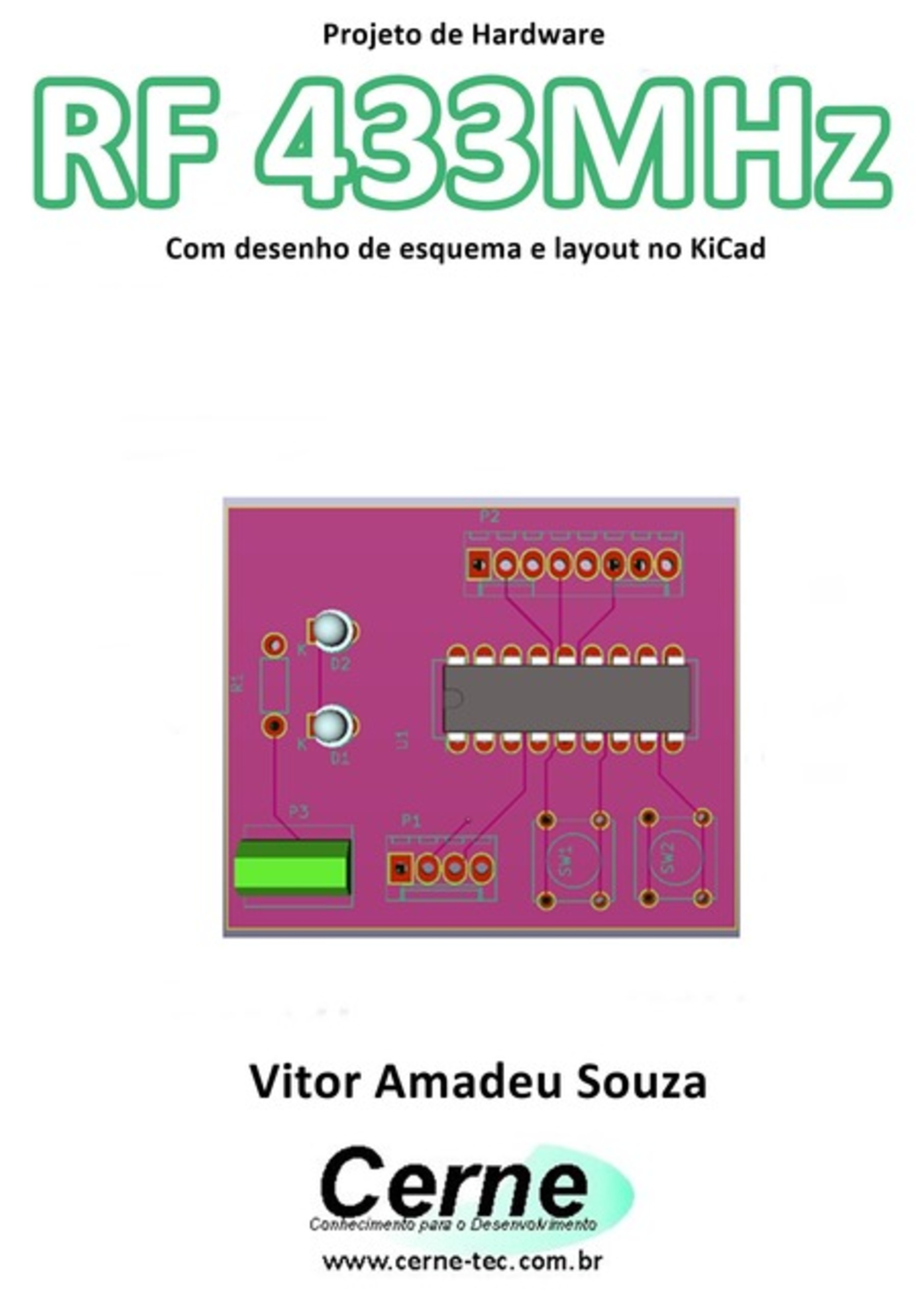 Projeto De Hardware Rf 433mhz Com Desenho De Esquema E Layout No Kicad