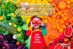 Propostas Didáticas para o Ensino de Nutrição e Dietética de Crianças e Adolescentes