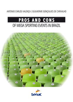 Pros and cons of mega sporting events in Brazil