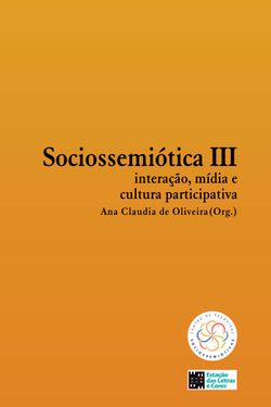 Sociossemiótica III - Interação, mídia e cultura participativa