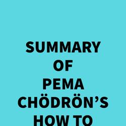 Summary of Pema Chödrön's How To Meditate