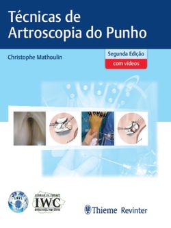 Técnicas de Artroscopia do Punho