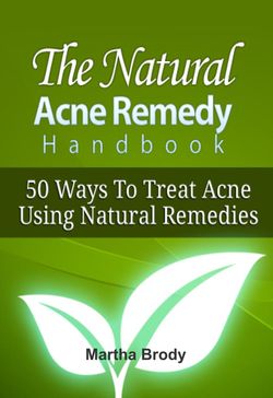 The Natural Acne Remedy Handbook