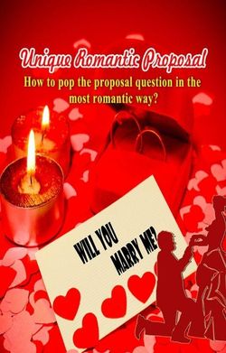 Unique Romantic Proposal
