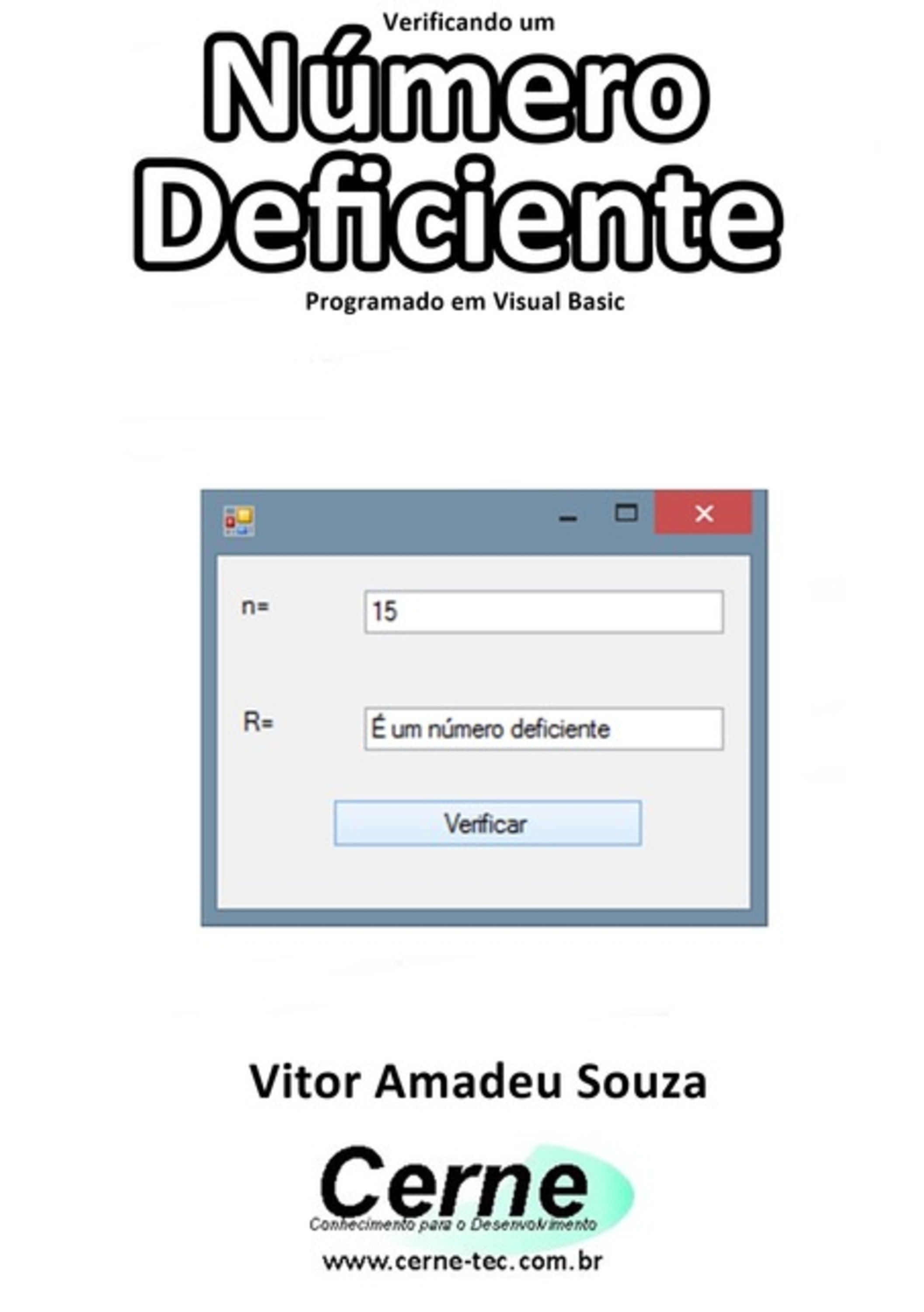 Verificando Um Número Deficiente Programado Em Visual Basic