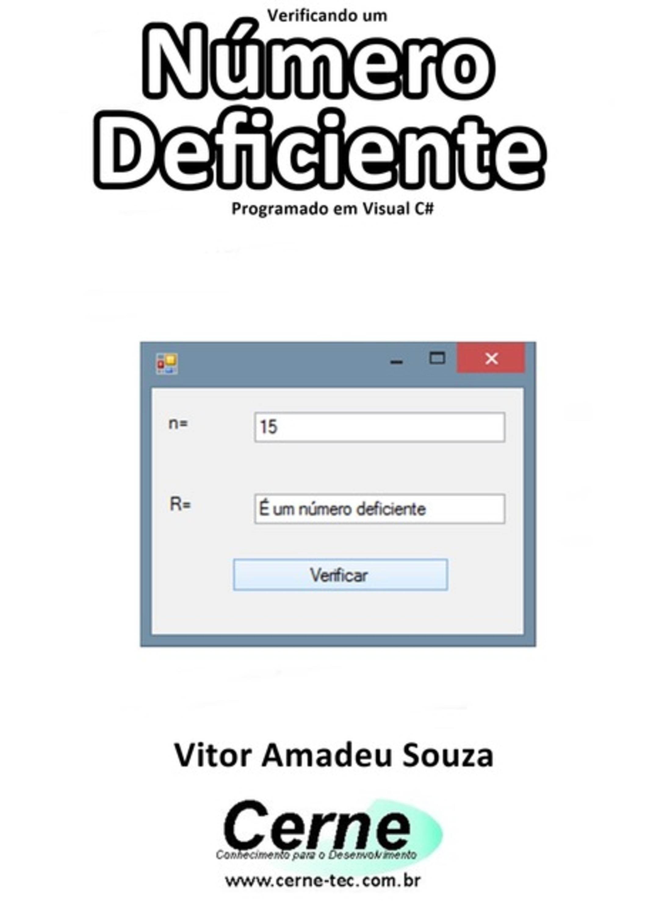 Verificando Um Número Deficiente Programado Em Visual C#