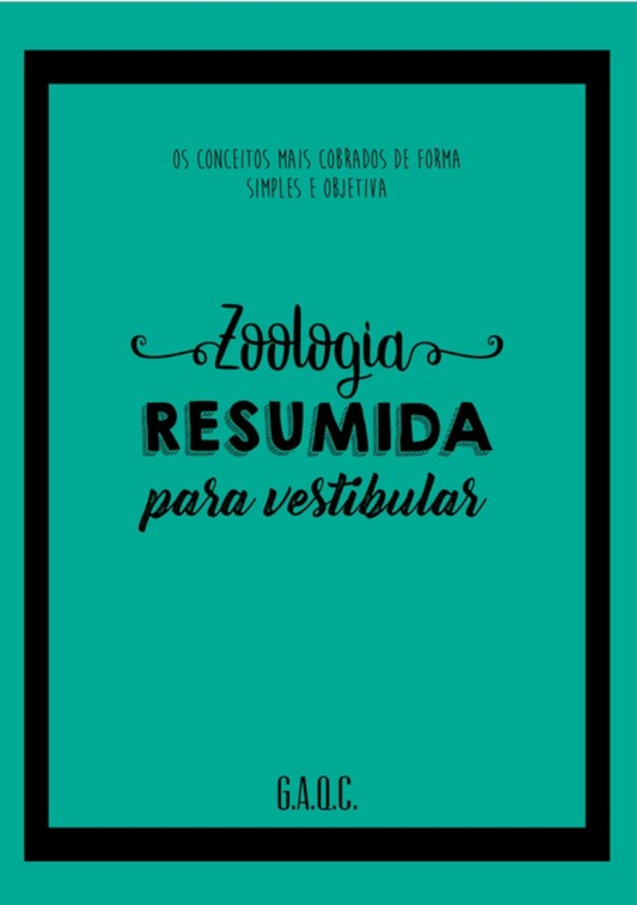 Zoologia Resumida Para Vestibular