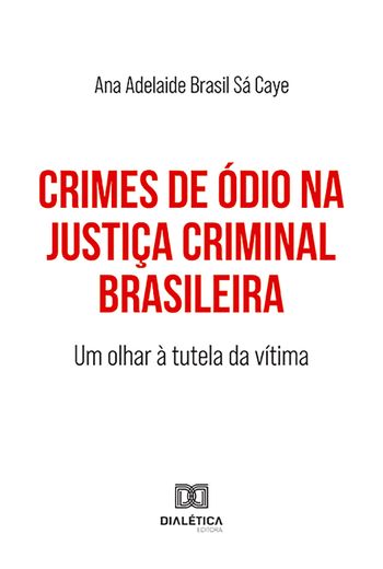 Livro Crimes de Ódio e Intolerância