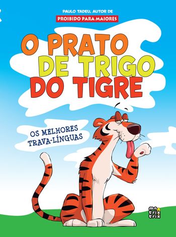 Um tigre com um rosto preto e branco e a palavra tigre nele