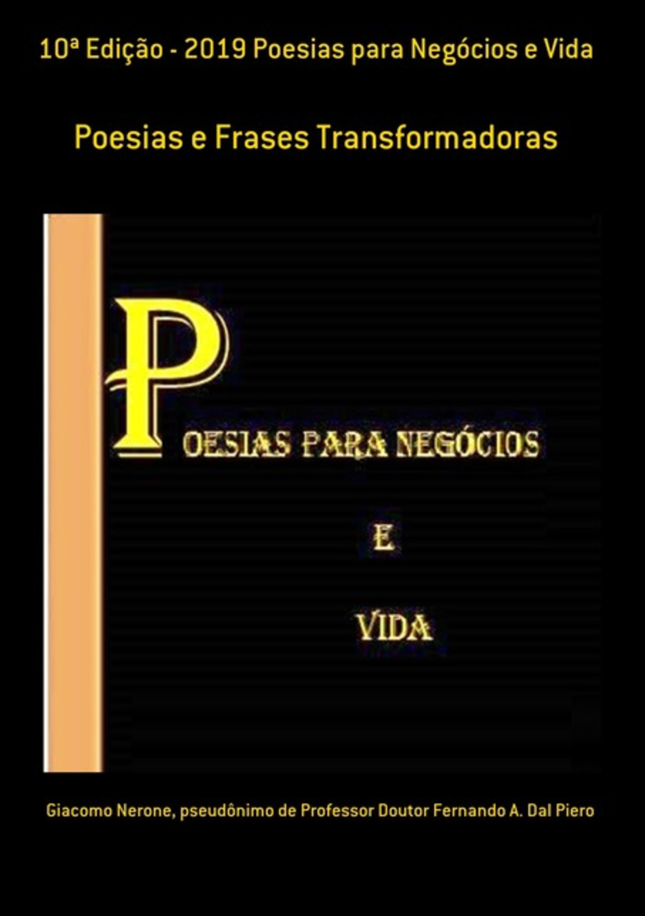 10ª Edição - 2019 Poesias Para Negócios E Vida