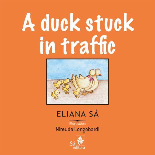 A duck stuck in traffic