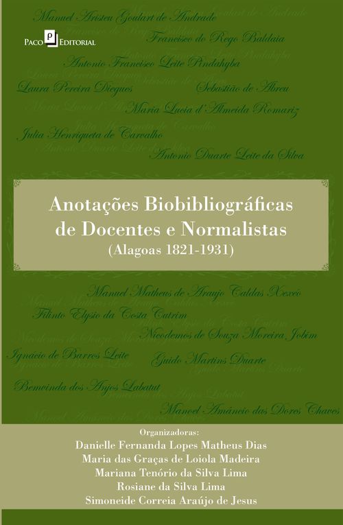 Anotações biobibliográficas de docentes e normalistas
