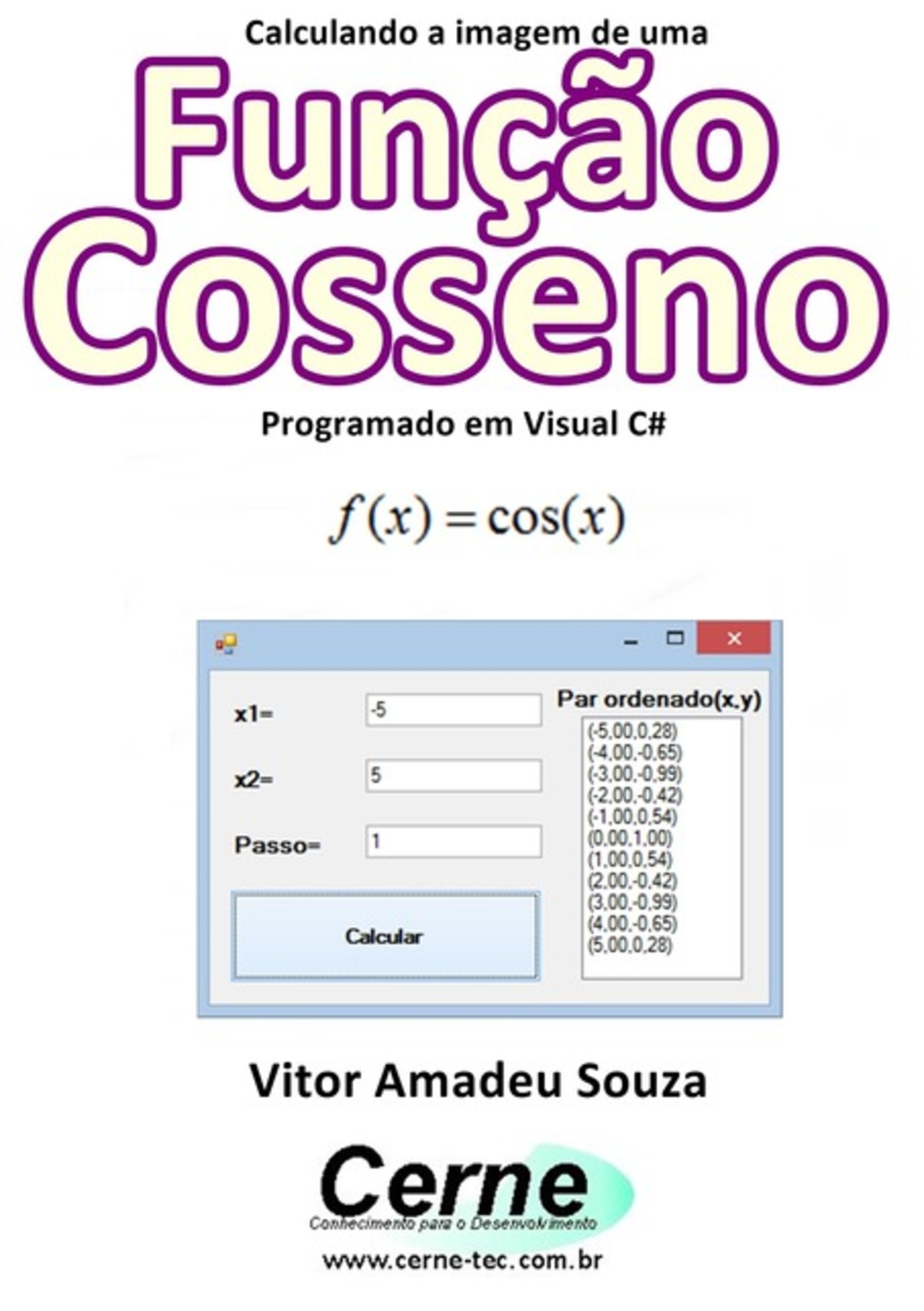 Calculando A Imagem De Uma Função Cosseno Programado Em Visual C#