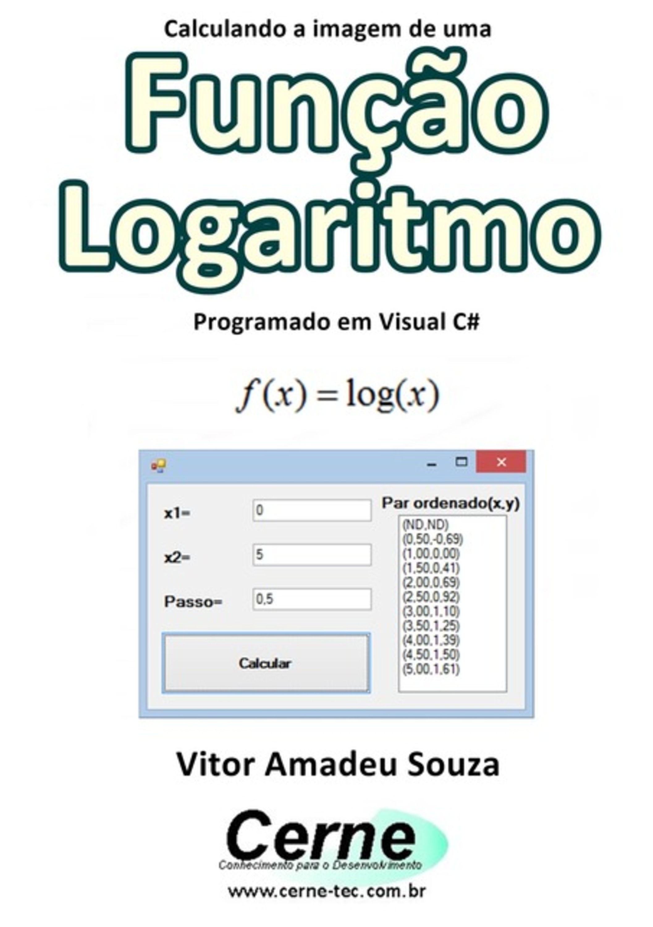 Calculando A Imagem De Uma Função Logaritmo Programado Em Visual C#