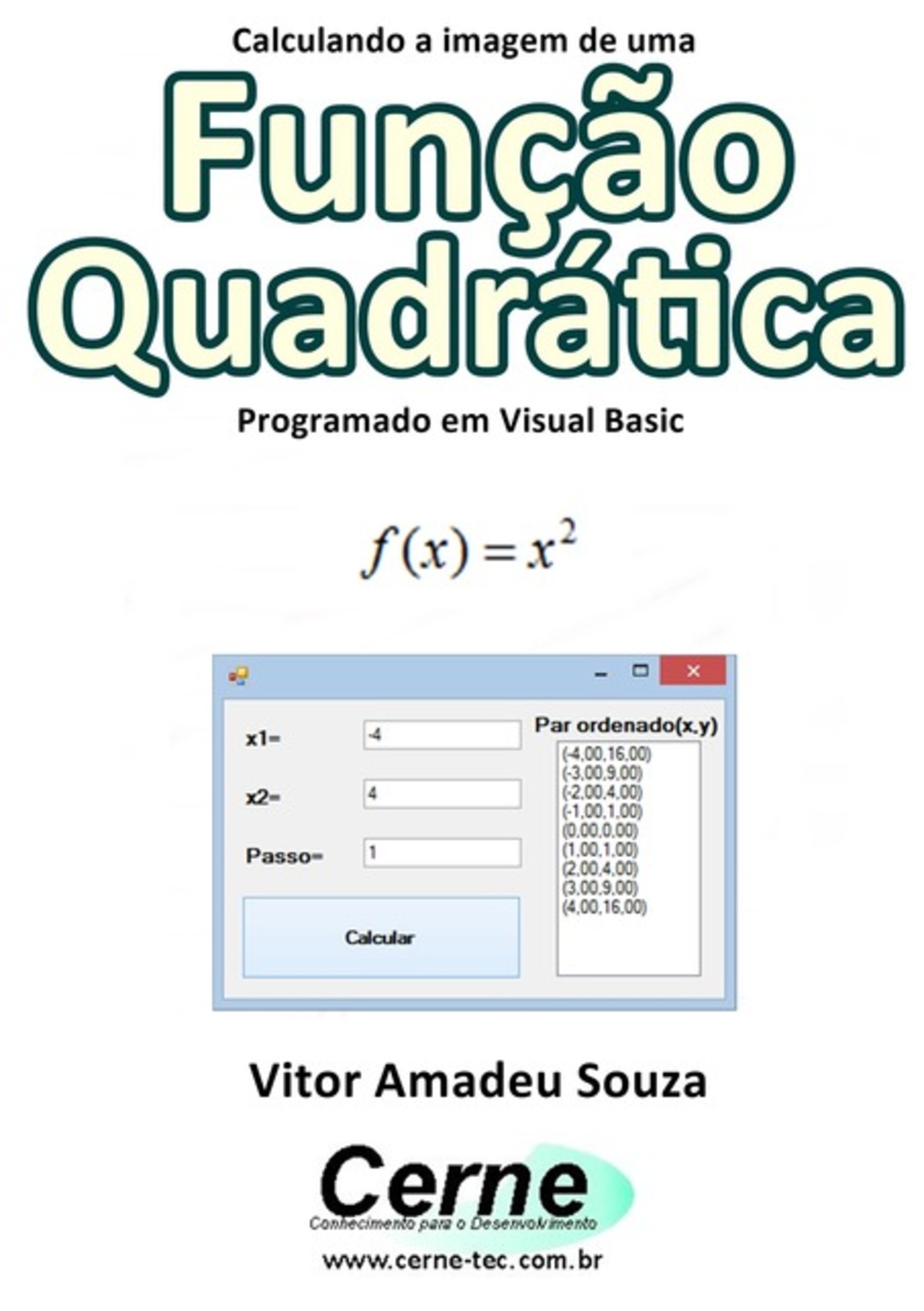 Calculando A Imagem De Uma Função Quadrática Programado Em Visual Basic