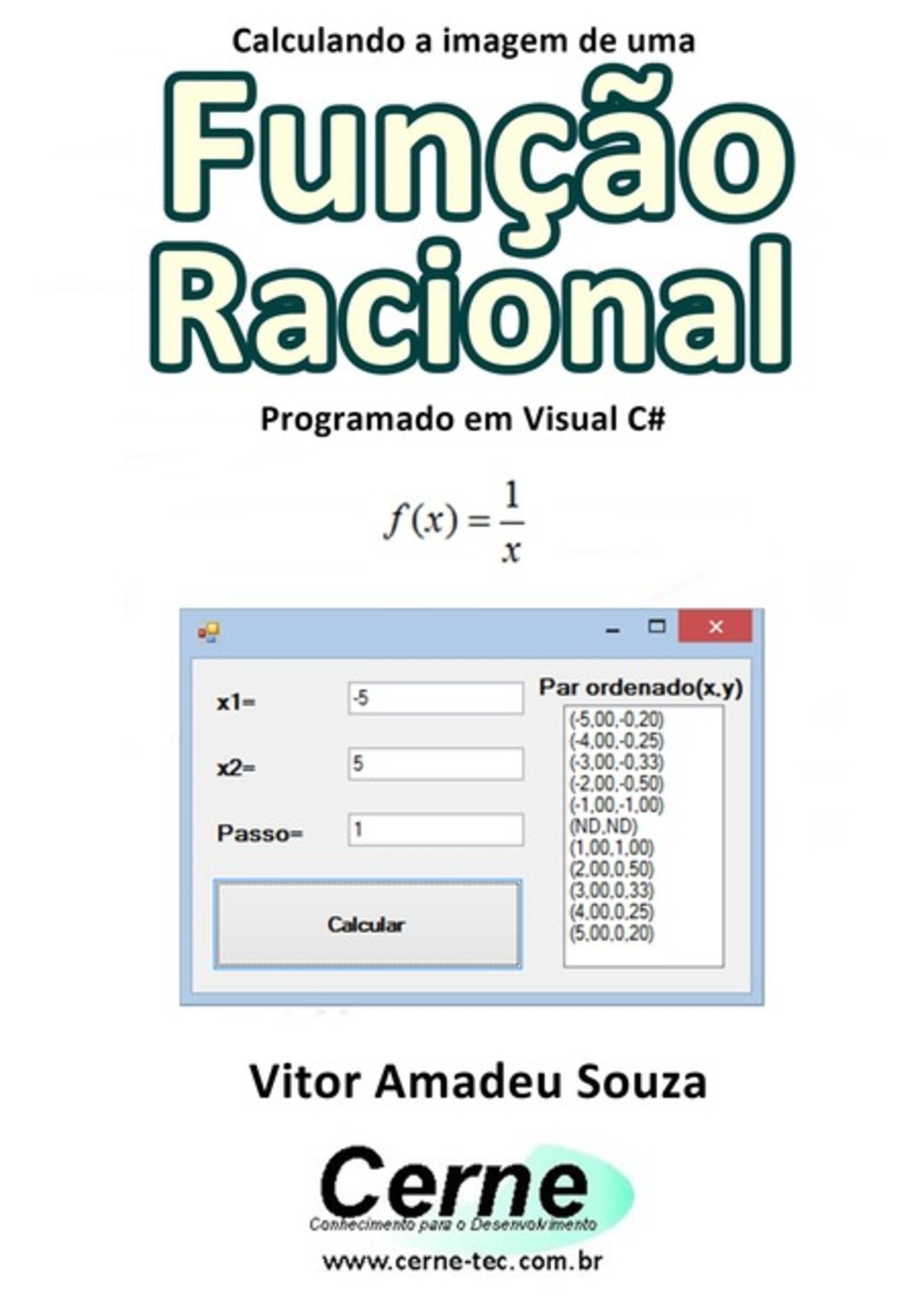 Calculando A Imagem De Uma Função Racional Programado Em Visual C#