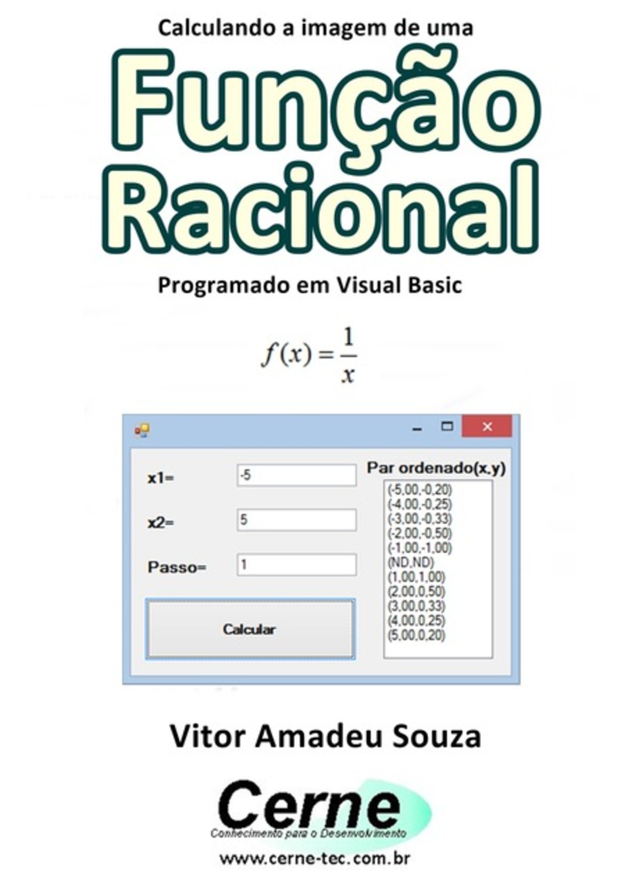 Calculando A Imagem De Uma Função Racional Programado Em Visual Basic