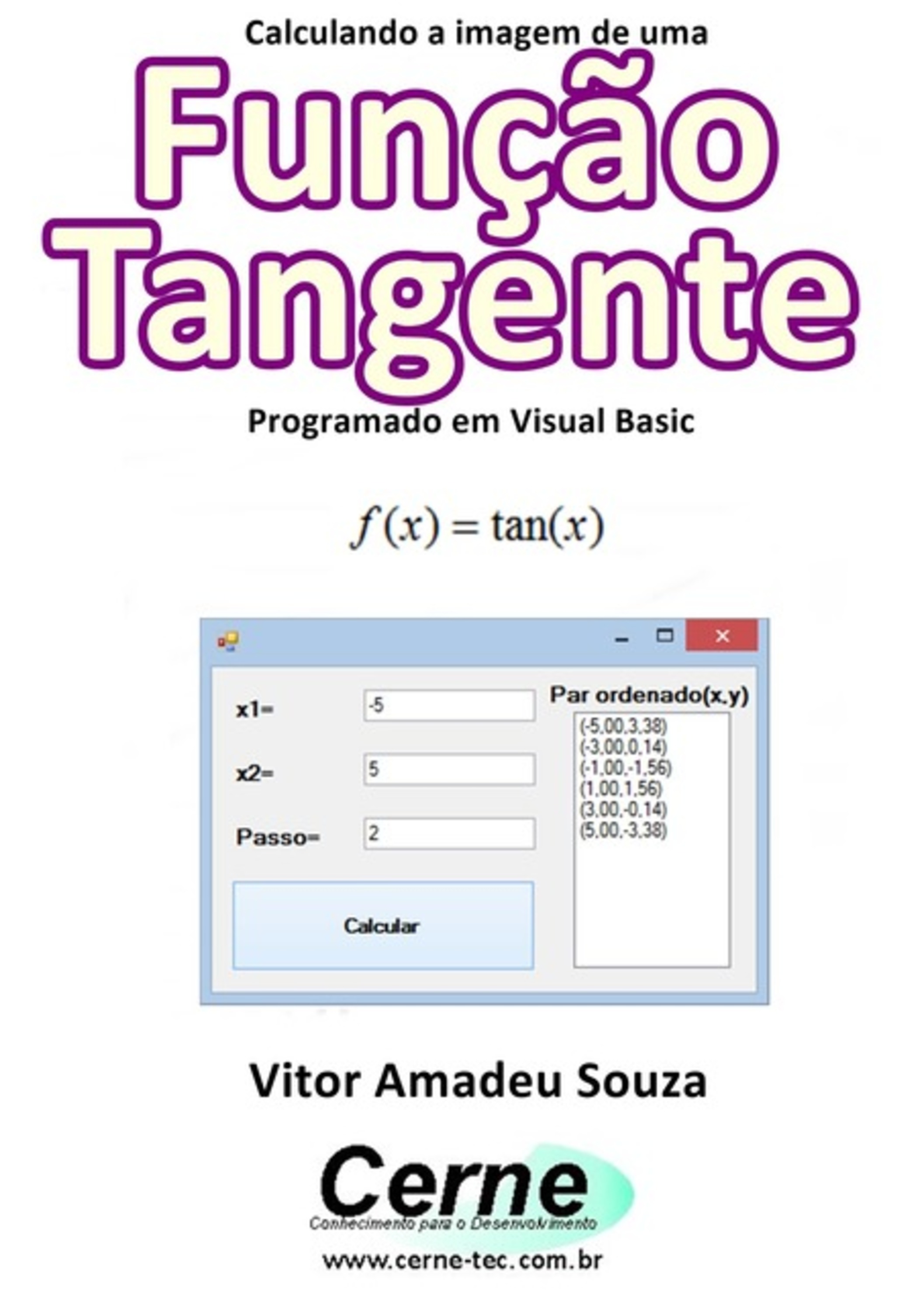 Calculando A Imagem De Uma Função Tangente Programado Em Visual Basic