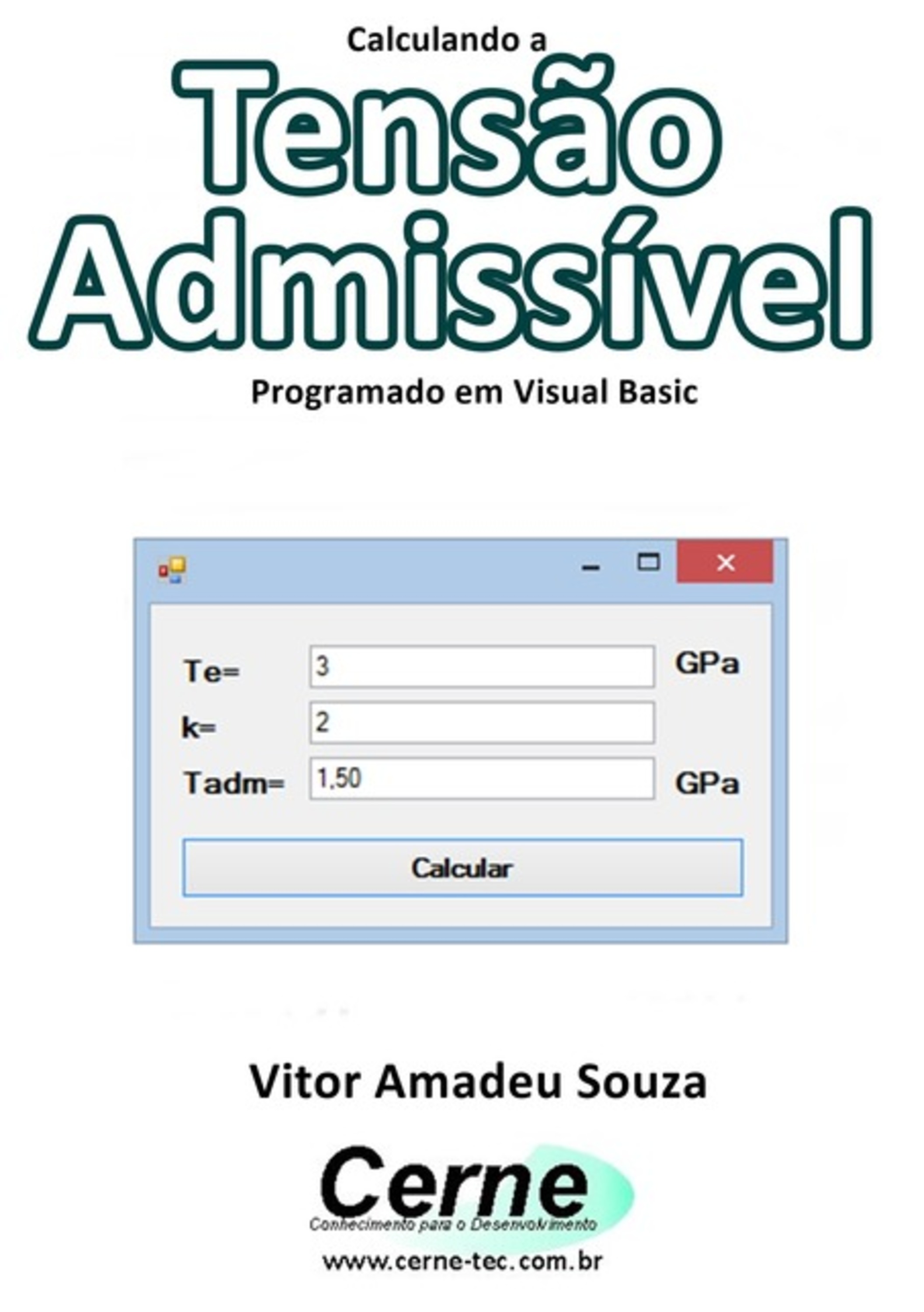 Calculando A Tensão Admissível Programado Em Visual Basic