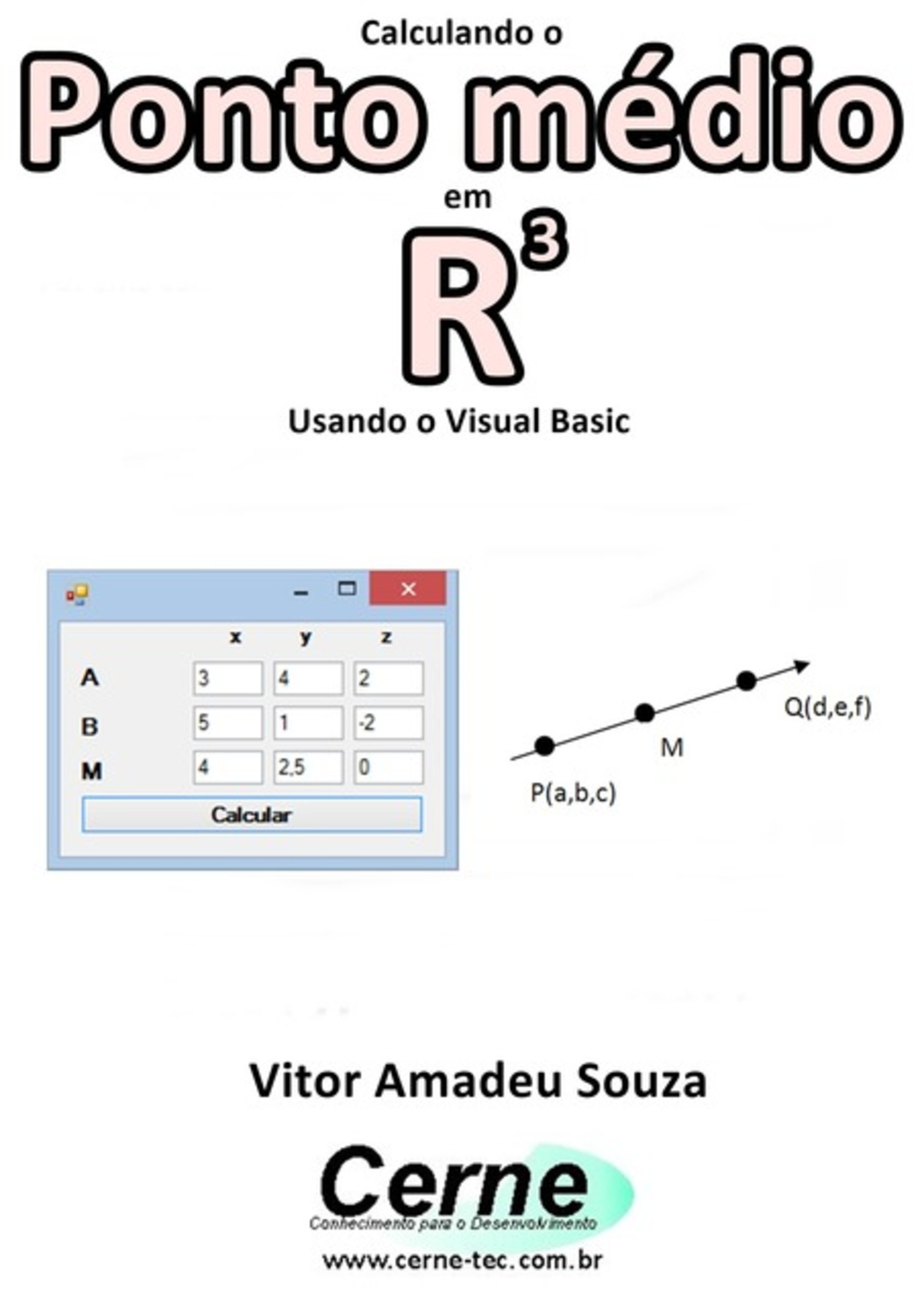 Calculando O Ponto Médio Em R3 Usando O Visual Basic