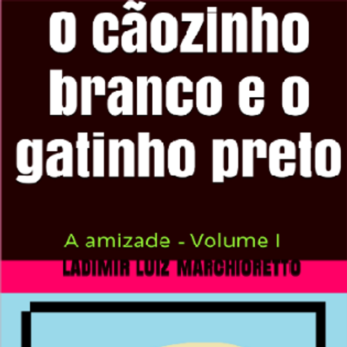 cãozinho branco e o gatinho preto