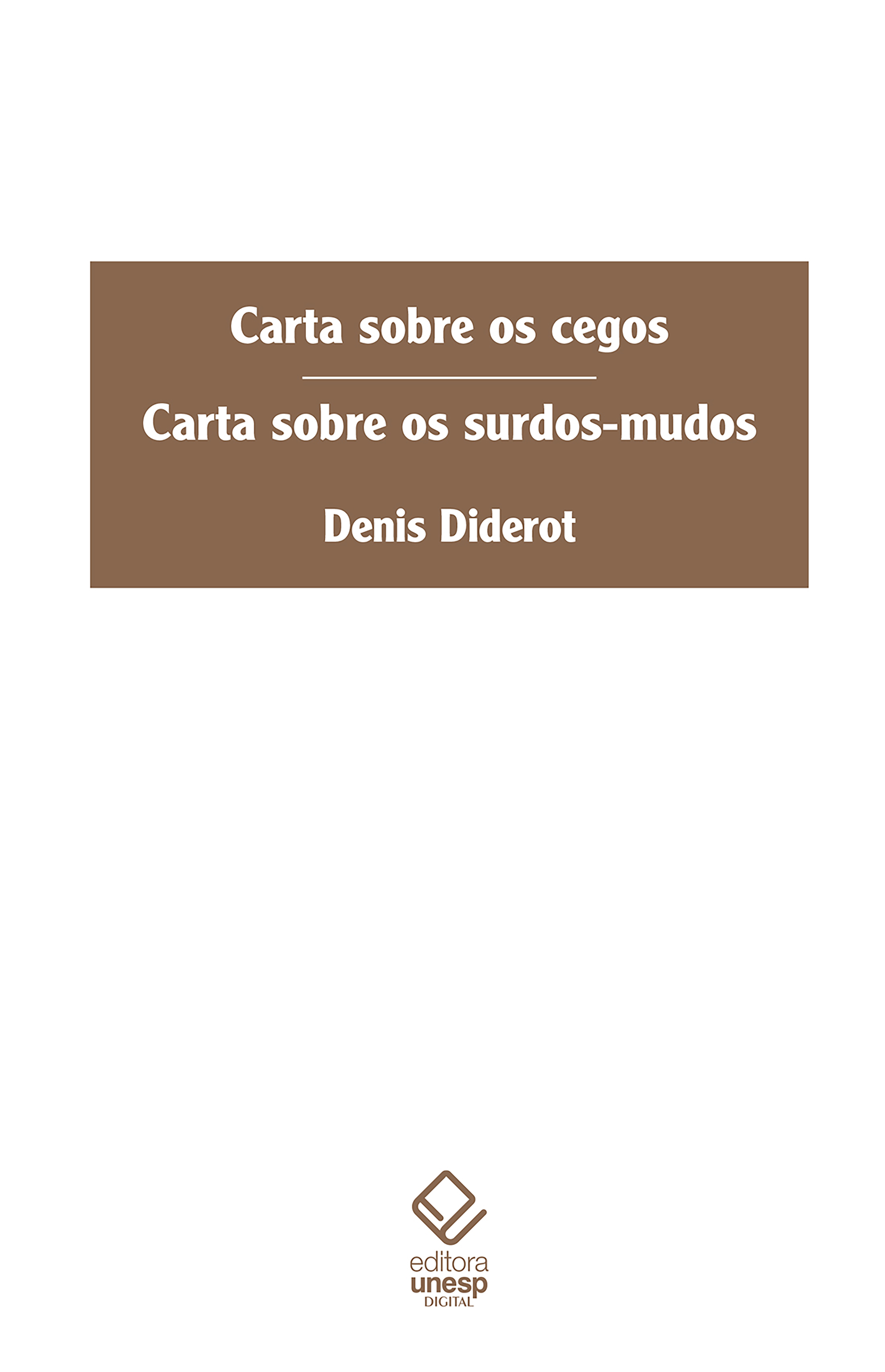 Carta sobre os cegos e Carta sobre os surdos-mudos