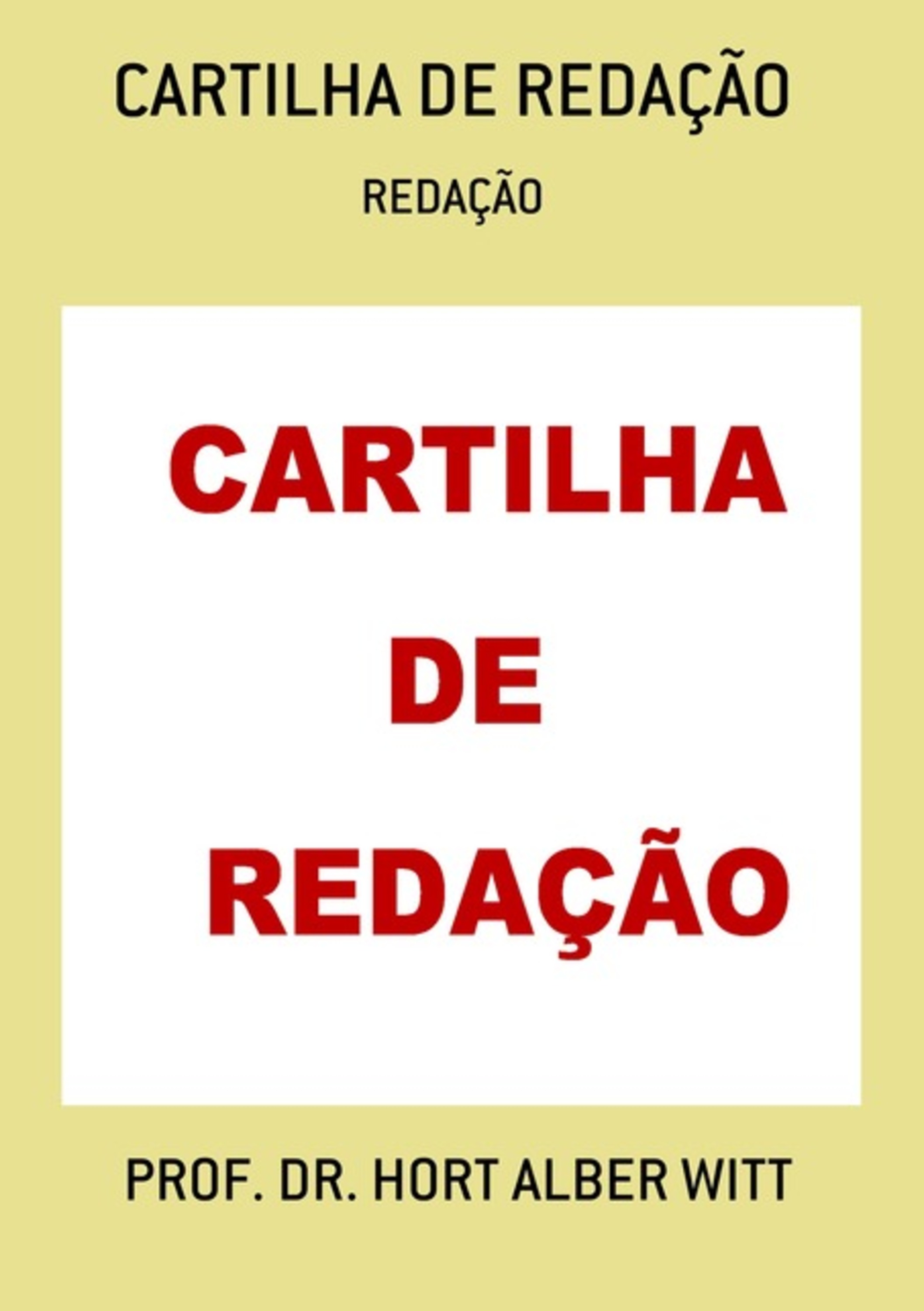 Cartilha De Redação