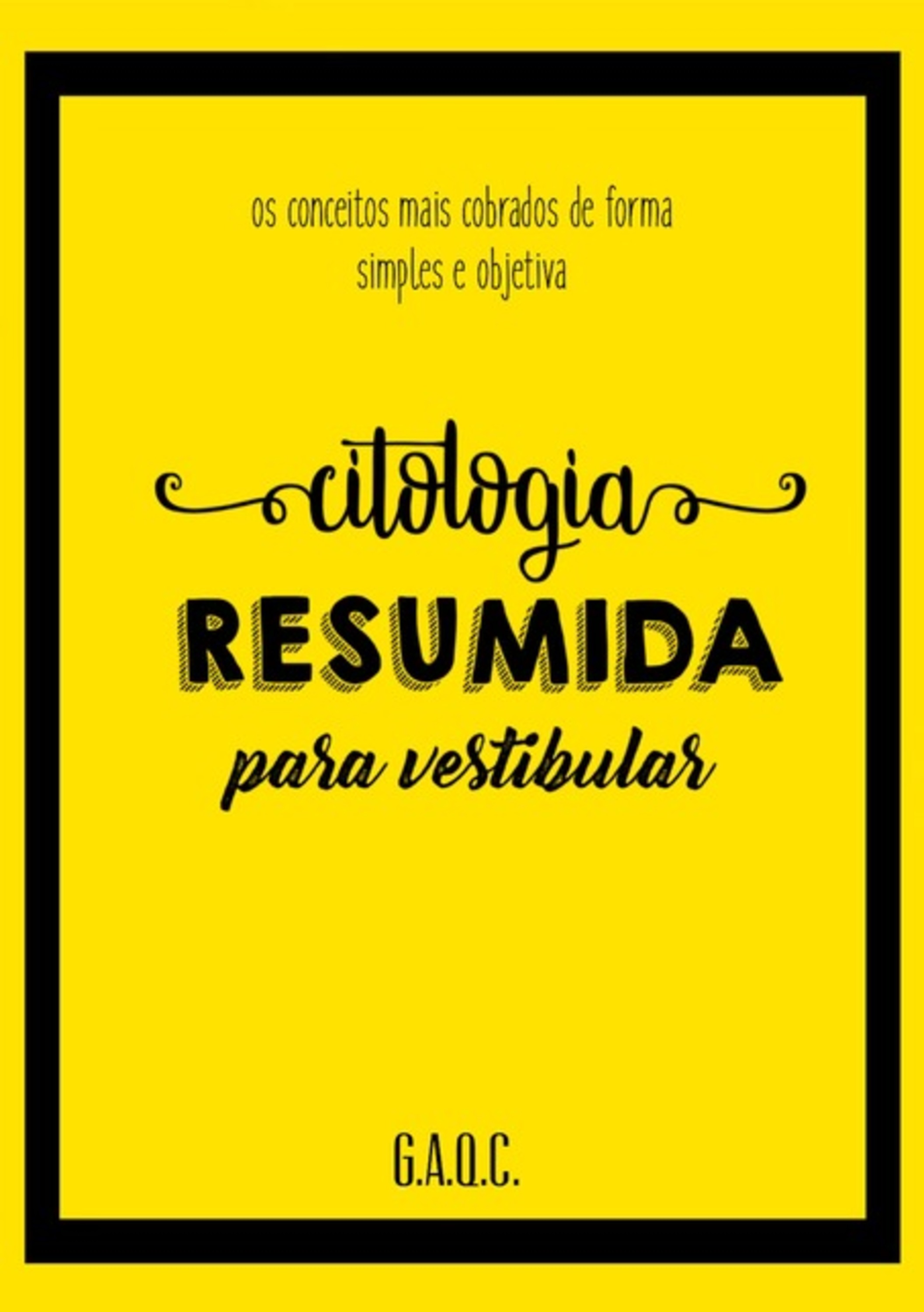 Citologia Resumida Para Vestibular