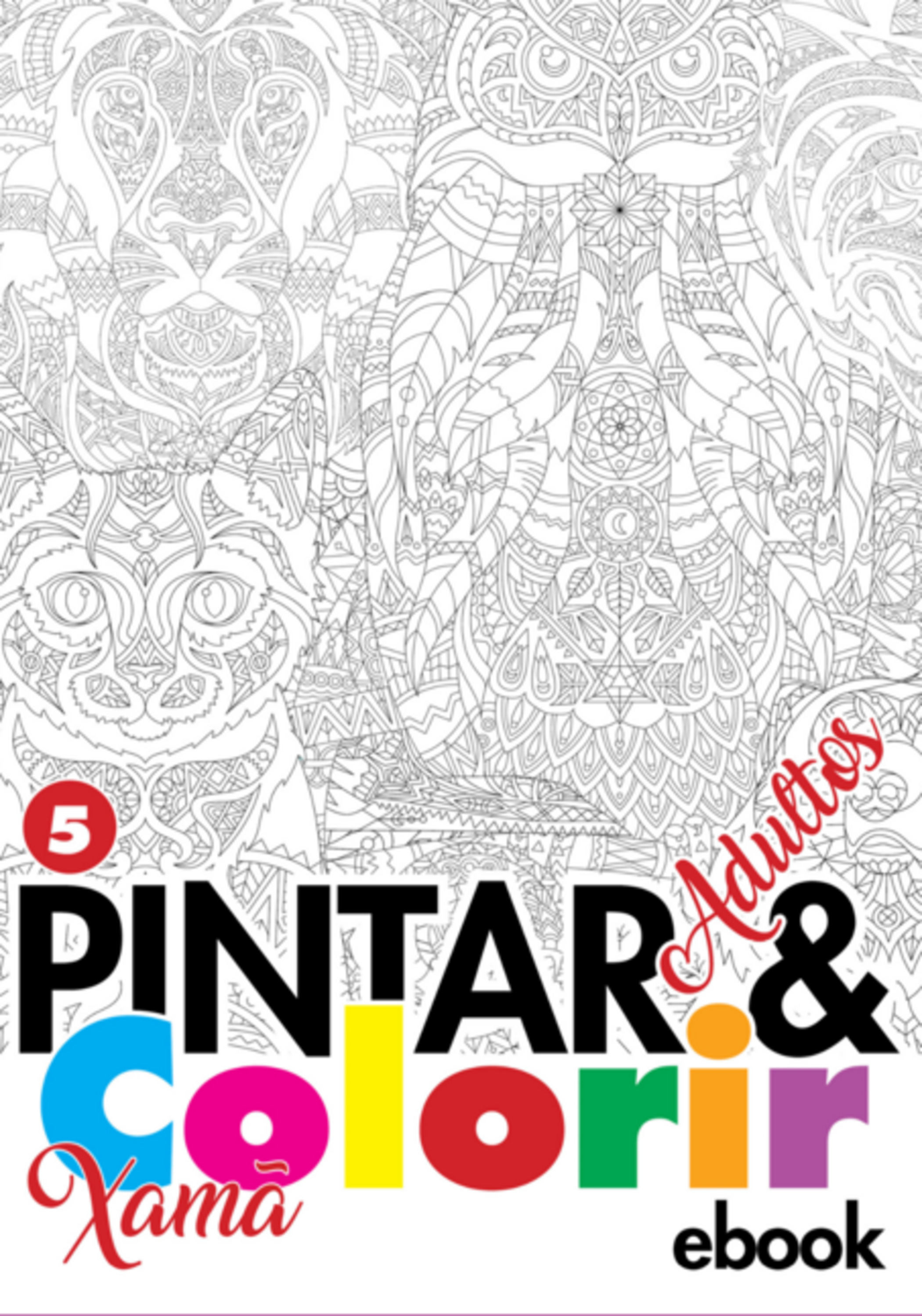 Coleção Pintar E Colorir Adulto - Xamã Ed.05