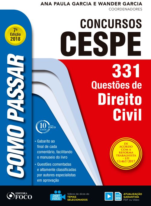 Como passar em concursos CESPE: direito civil
