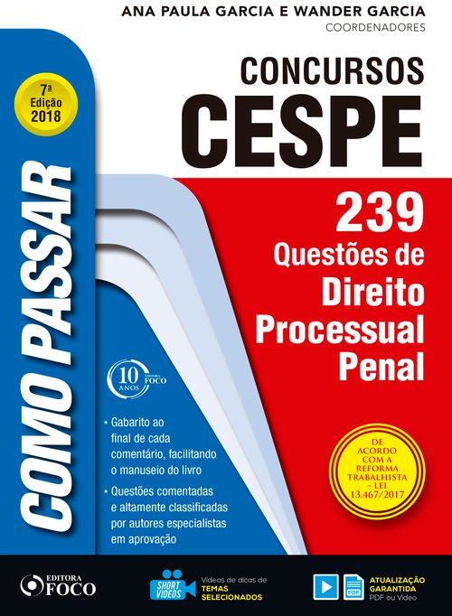 Como passar em concursos CESPE: direito processual penal