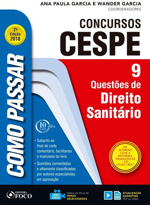 Como passar em concursos CESPE: direito sanitário