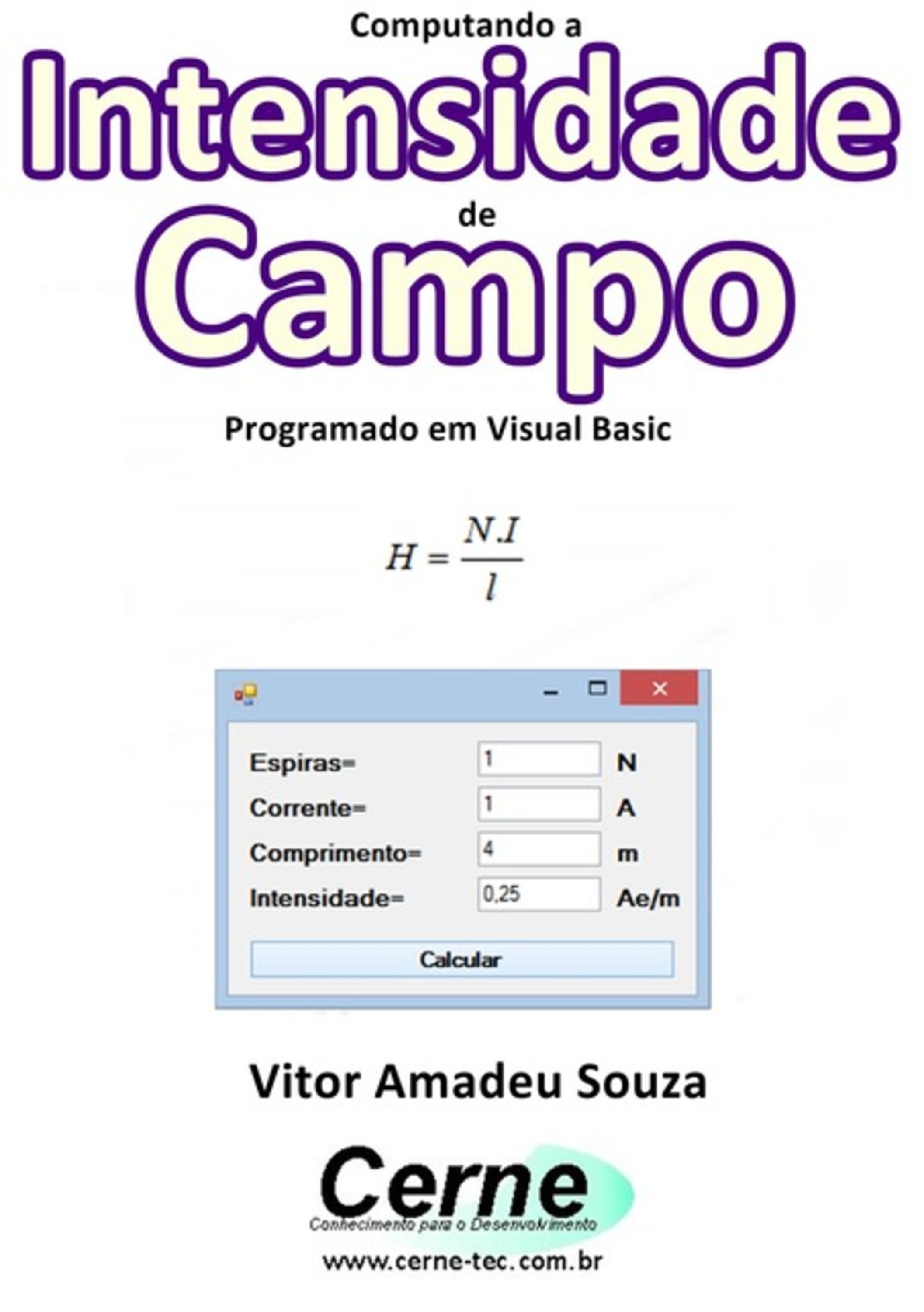 Computando A Intensidade De Campo Programado Em Visual Basic