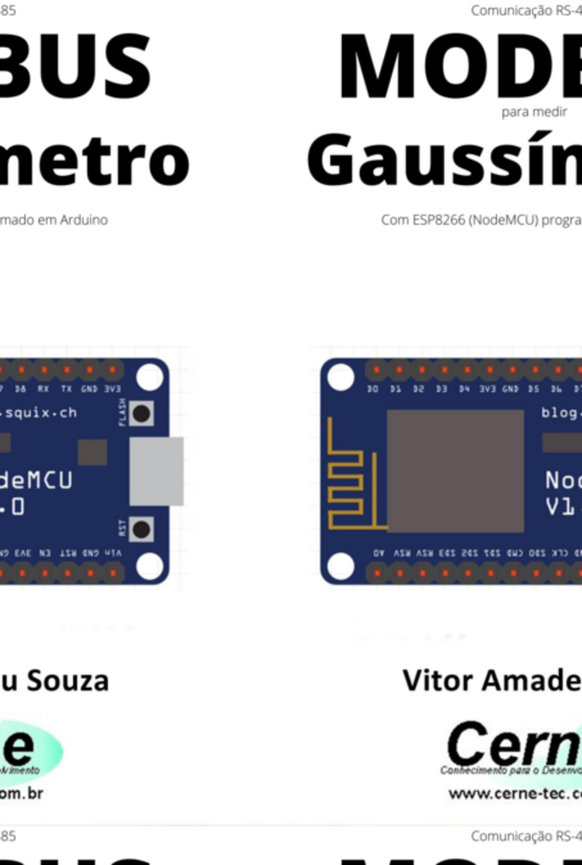 Comunicação Rs-485 Modbus Para Medir Gaussímetro Com Esp8266 (nodemcu) Programado Em Arduino