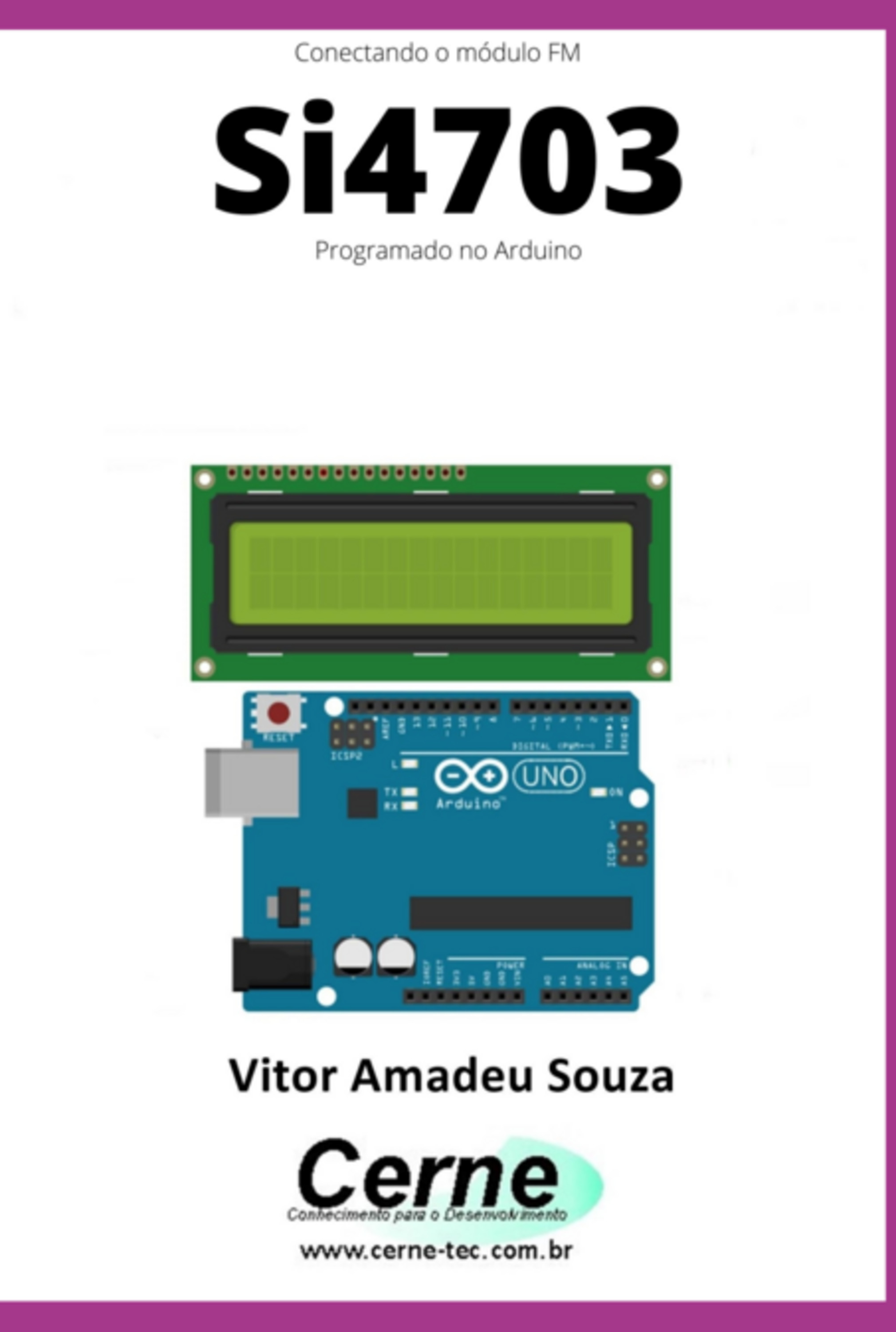 Conectando O Módulo Fm Si4703 Programado No Arduino