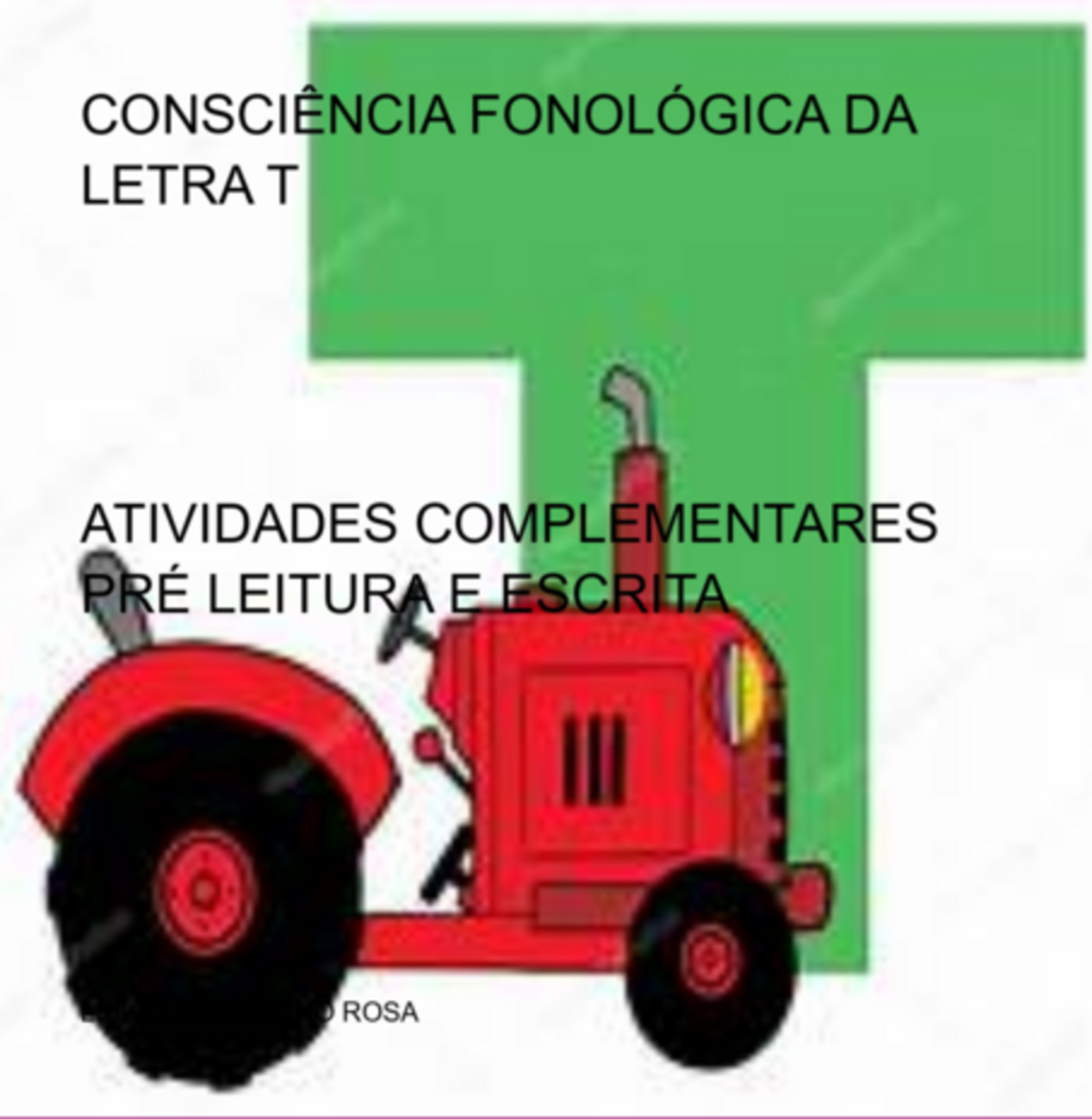 Consciência Fonológica Da Letra T