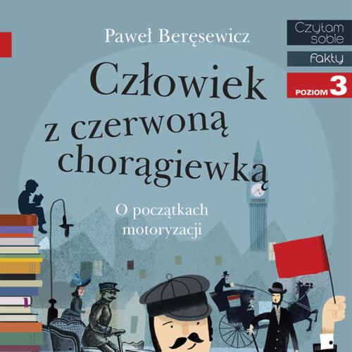 Człowiek z czerwoną chorągiewką