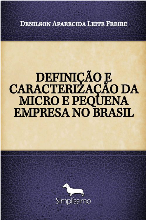 Definição e Caracterização da Micro e Pequena Empresa no Brasil