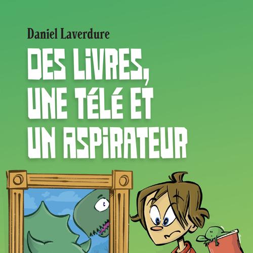 Des livres, une télé et un aspirateur