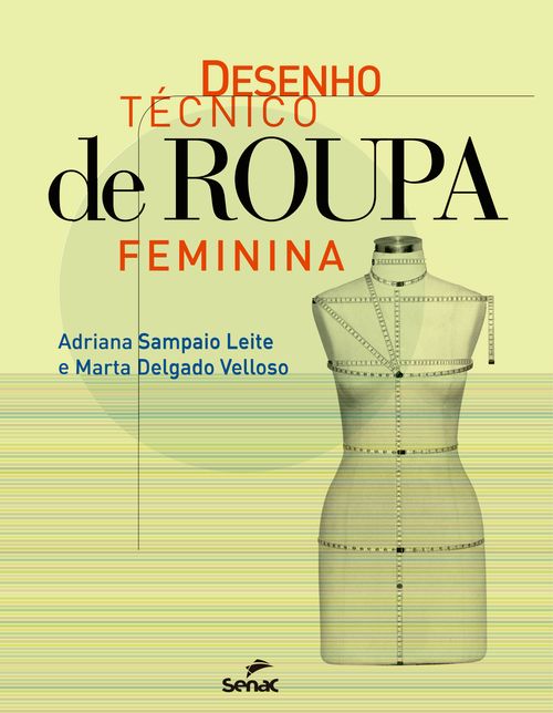 Desenho técnico de roupa feminina