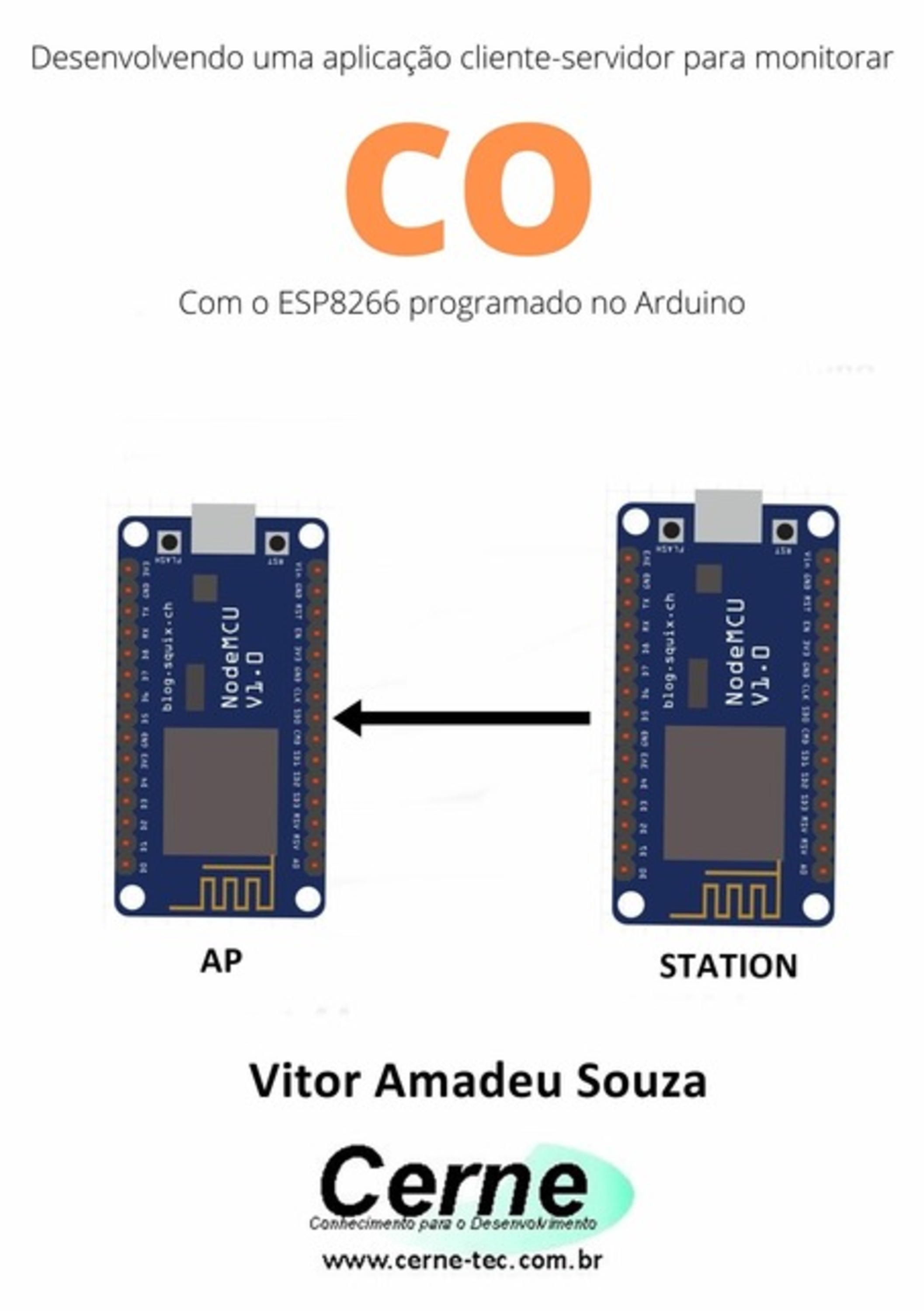 Desenvolvendo Uma Aplicação Cliente-servidor Para Monitorar Co Com O Esp8266 Programado No Arduino