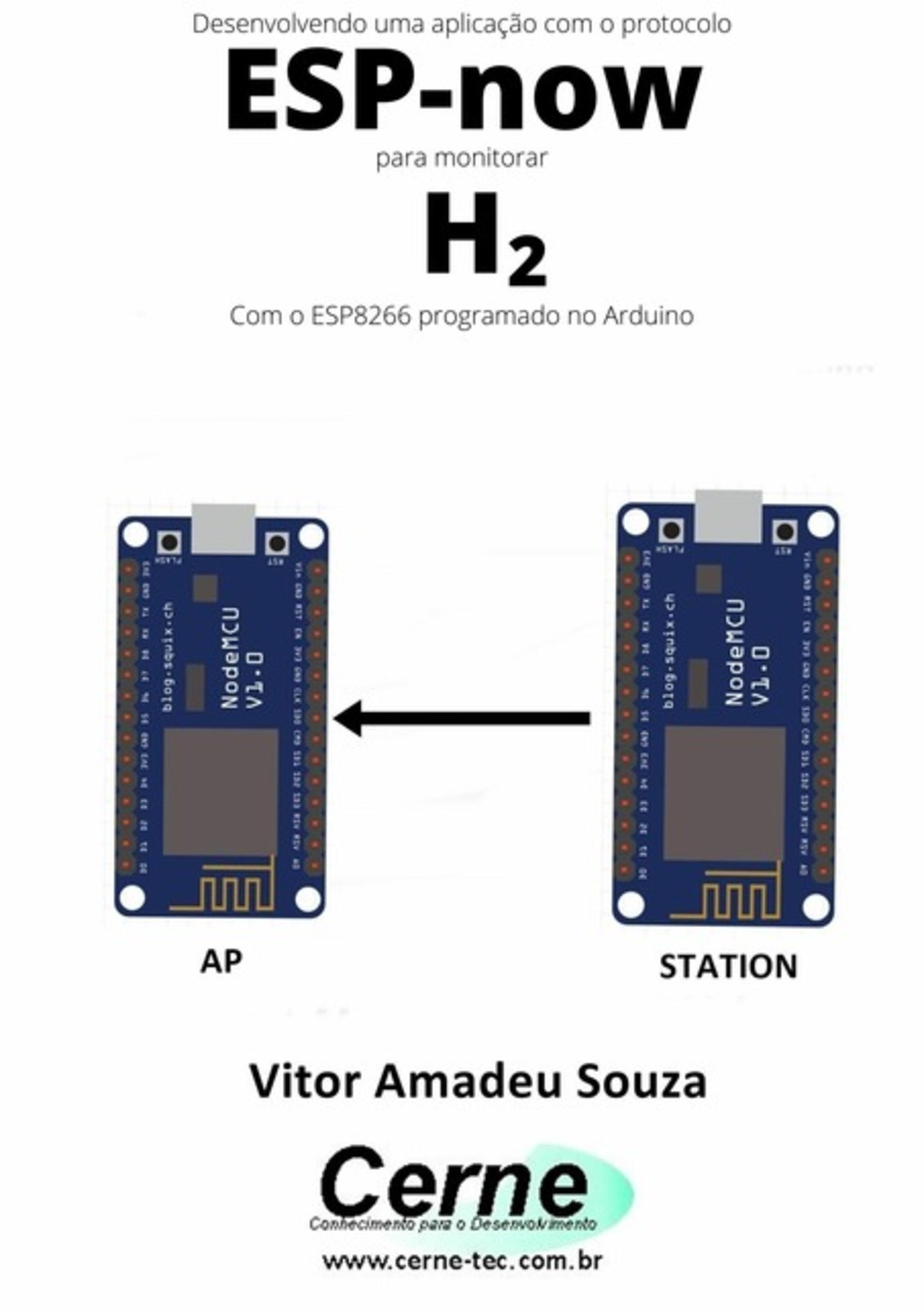 Desenvolvendo Uma Aplicação Com O Protocolo Esp-now Para Monitorar H2 Com O Esp8266 Programado No Arduino