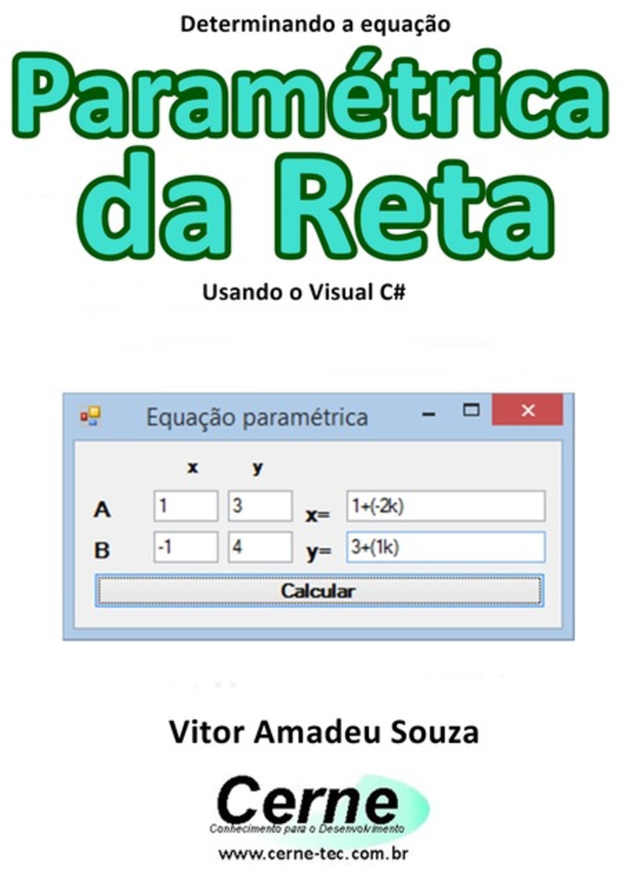 Determinando A Equação Paramétrica Da Reta Usando O Visual C#