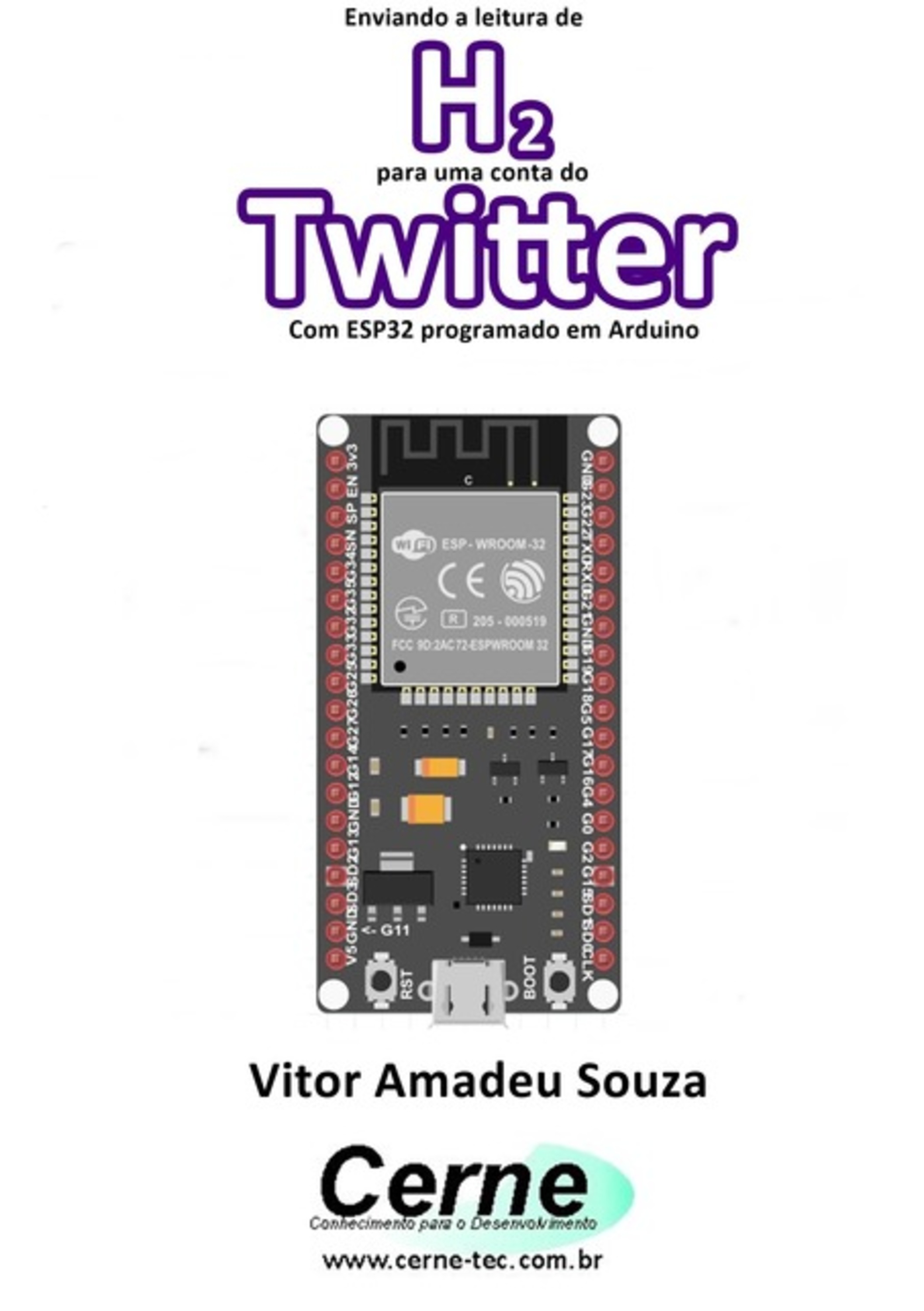 Enviando A Concentração De H2 Para Uma Conta Do Twitter Com Esp32 Programado Em Arduino