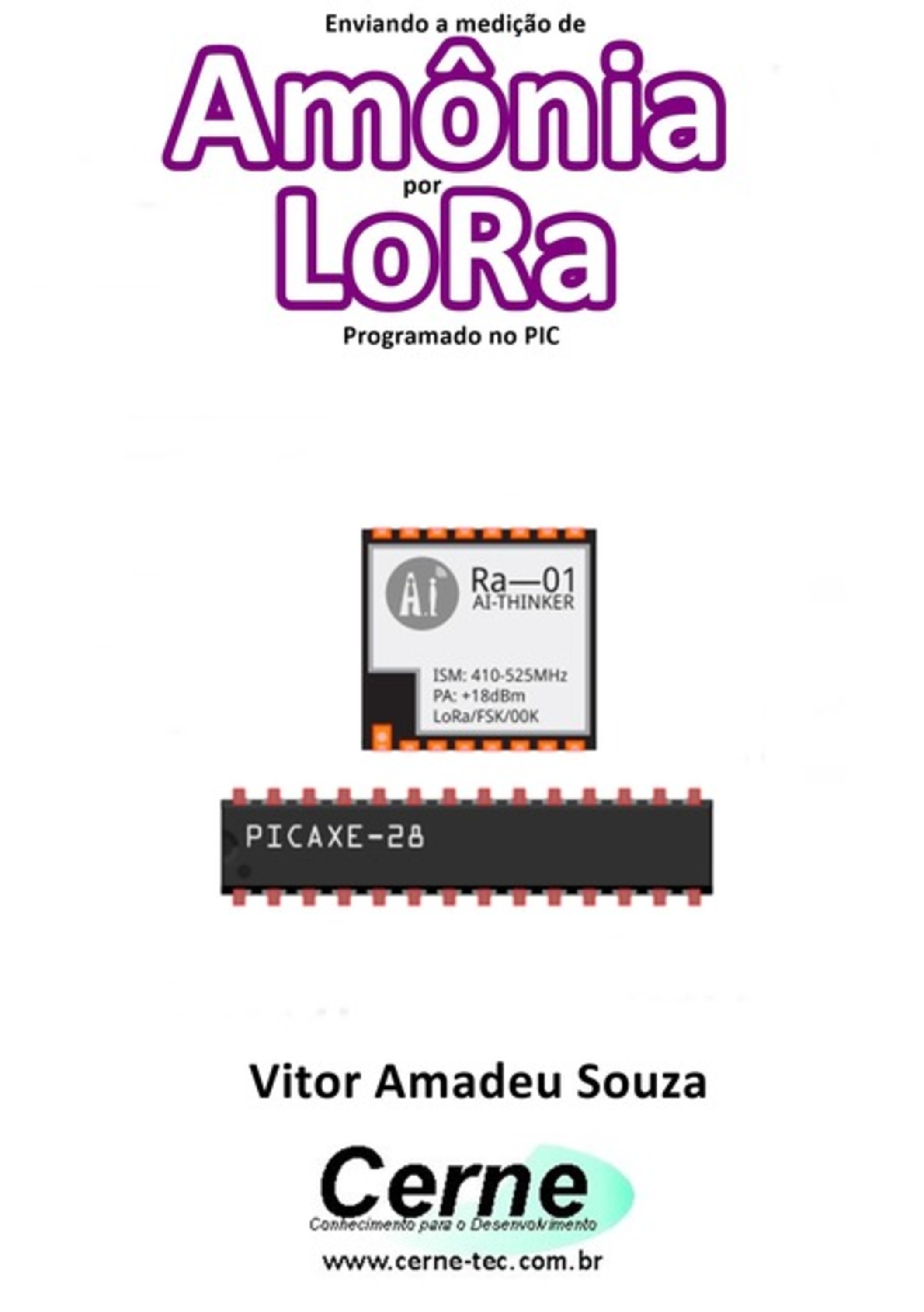 Enviando A Medição De Amônia Por Lora Programado No Pic