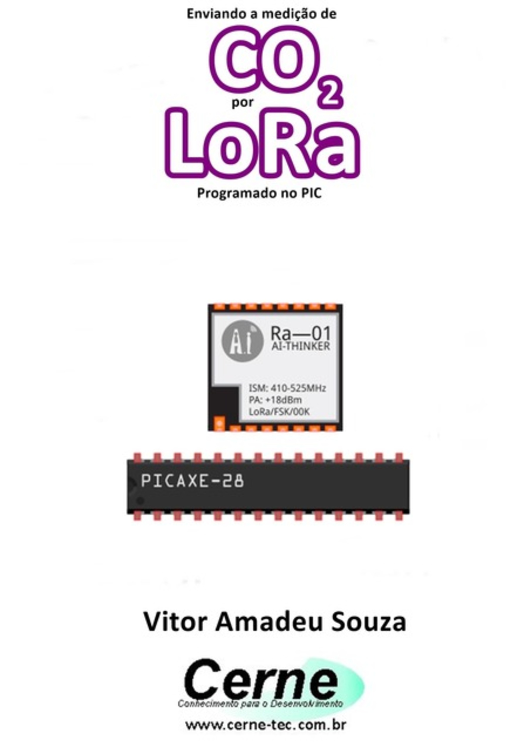 Enviando A Medição De Co2 Por Lora Programado No Pic