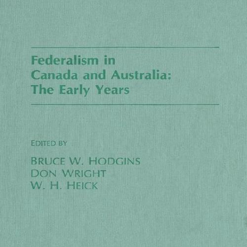 Federalism in Canada and Australia