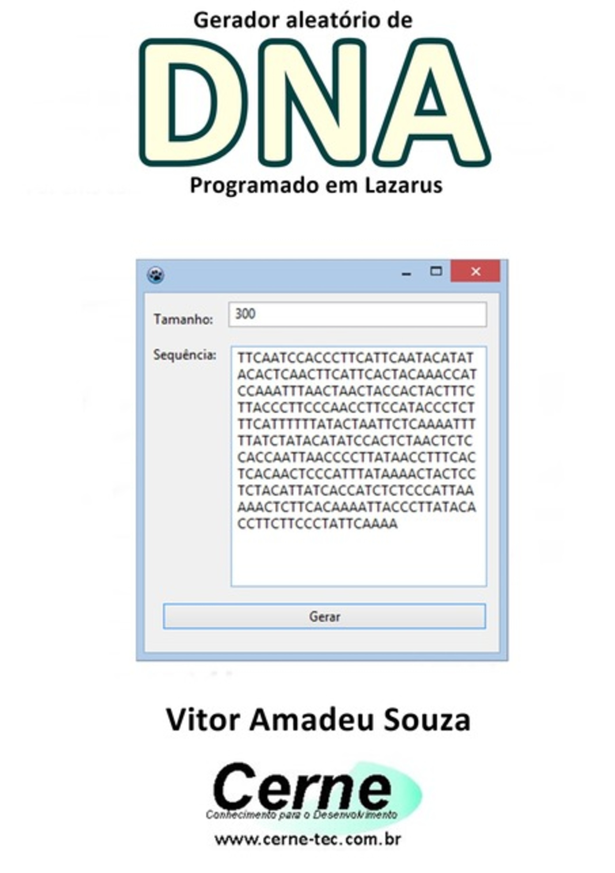 Gerador Aleatório De Dna Programado No Lazarus