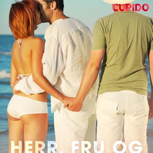 Herr, fru og den fremmede på stranden