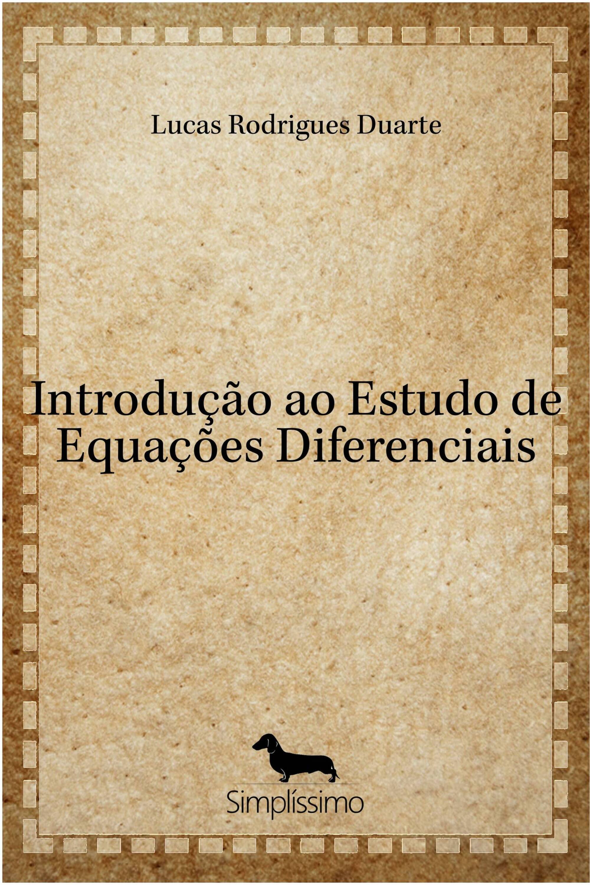 Introdução ao Estudo de Equações Diferenciais